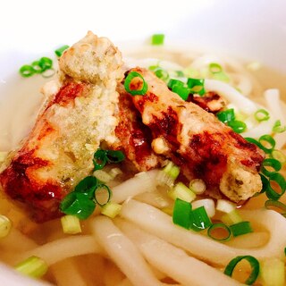 残りのちくわ天のせうどん